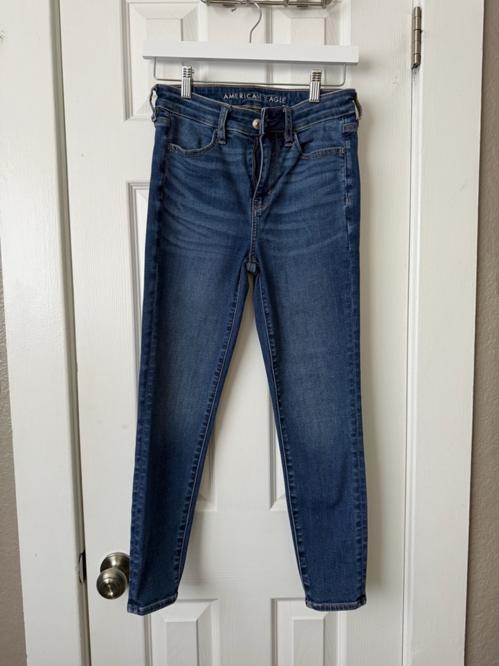 American Eagle Outfitters Dark Blue Skinny Jeans